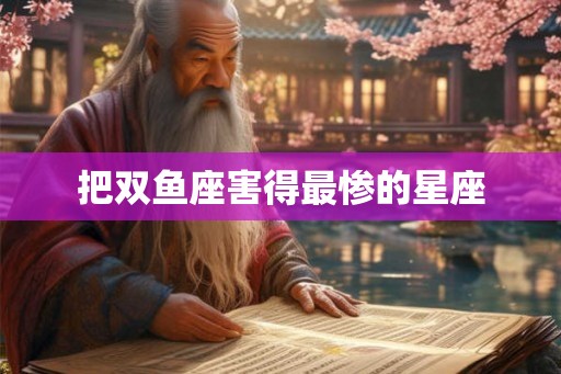 把双鱼座害得最惨的星座 把双鱼座害得最惨的星座