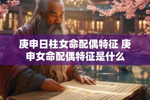 庚申日柱女命配偶特征 庚申女命配偶特征是什么