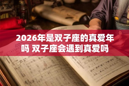2026年是双子座的真爱年吗 双子座会遇到真爱吗