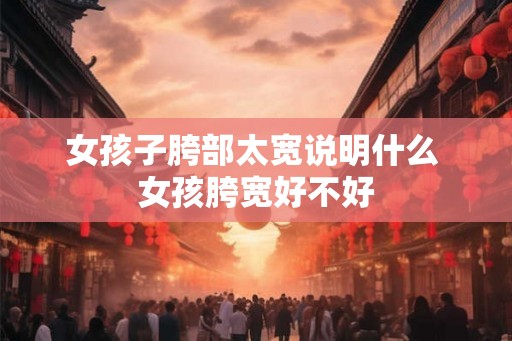 女孩子胯部太宽说明什么 女孩胯宽好不好