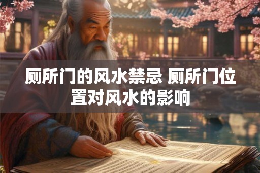 厕所门的风水禁忌 厕所门位置对风水的影响