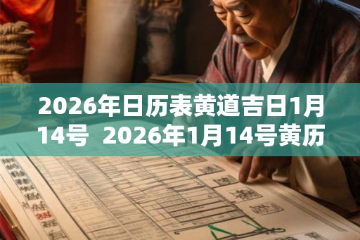 2026年日历表黄道吉日1月14号  2026年1月14号黄历