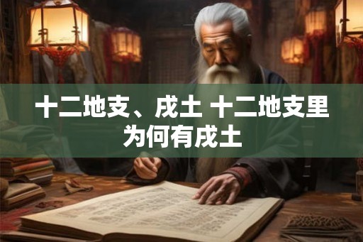 十二地支、戌土 十二地支里为何有戌土 十二地支、戌土 十二地支里为何有戌土