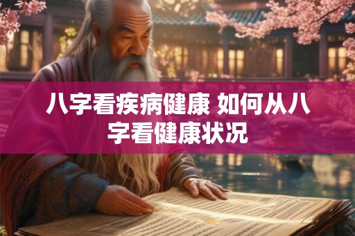 八字看疾病健康 如何从八字看健康状况
