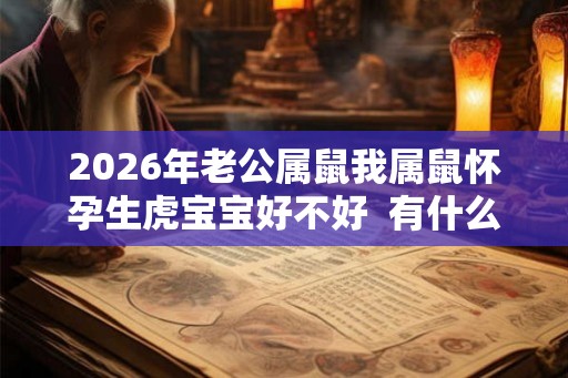 2026年老公属鼠我属鼠怀孕生虎宝宝好不好  有什么说法