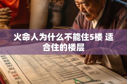 火命人为什么不能住5楼 适合住的楼层 火命人为什么不能住5楼 适合住的楼层