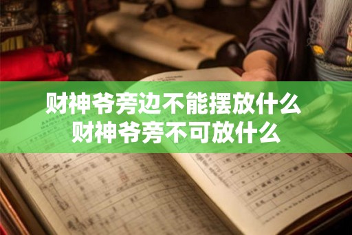财神爷旁边不能摆放什么 财神爷旁不可放什么