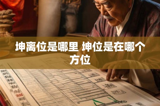 坤离位是哪里 坤位是在哪个方位 坤离位是哪里 坤位是在哪个方位