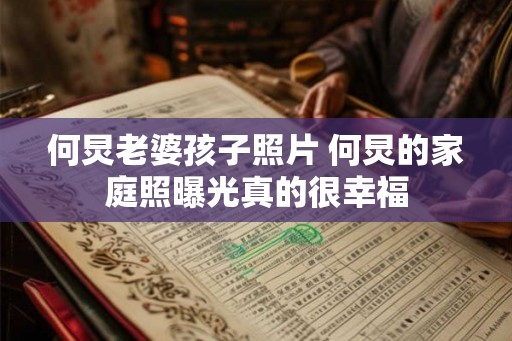 何炅老婆孩子照片 何炅的家庭照曝光真的很幸福
