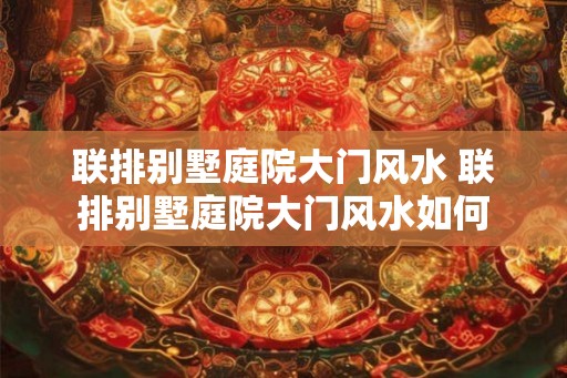 联排别墅庭院大门风水 联排别墅庭院大门风水如何 联排别墅庭院大门风水 联排别墅庭院大门风水如何