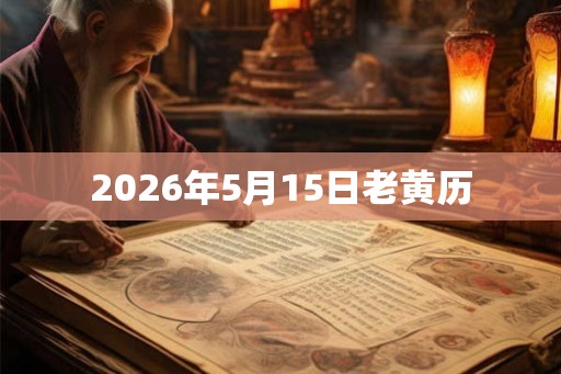 2026年5月15日老黄历