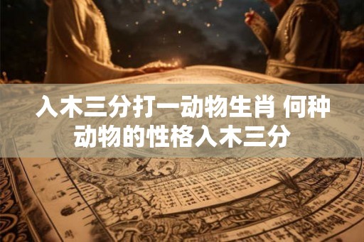 入木三分打一动物生肖 何种动物的性格入木三分
