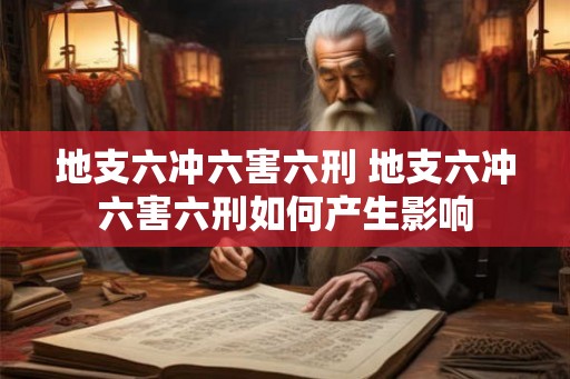 地支六冲六害六刑 地支六冲六害六刑如何产生影响 地支六冲六害六刑 地支六冲六害六刑如何产生影响