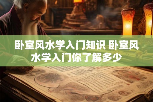 卧室风水学入门知识 卧室风水学入门你了解多少