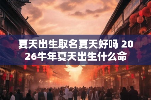 夏天出生取名夏天好吗 2026牛年夏天出生什么命