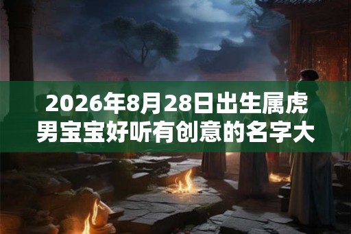 2026年8月28日出生属虎男宝宝好听有创意的名字大全