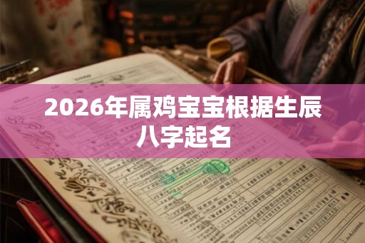 2026年属鸡宝宝根据生辰八字起名