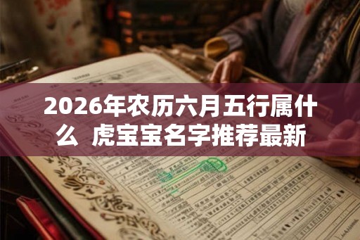 2026年农历六月五行属什么 虎宝宝名字推荐最新 2026年农历六月五行属什么 虎宝宝名字推荐最新