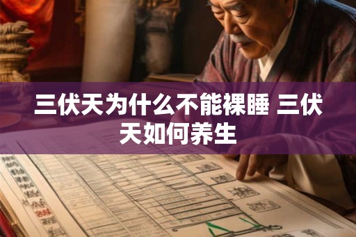 三伏天为什么不能裸睡 三伏天如何养生
