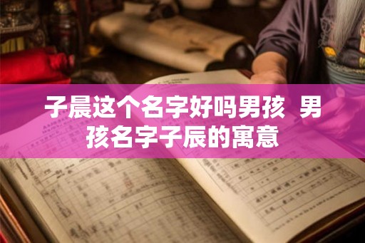 子晨这个名字好吗男孩 男孩名字子辰的寓意 子晨这个名字好吗男孩 男孩名字子辰的寓意