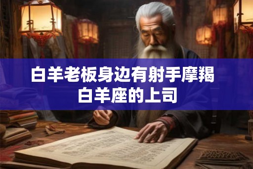 白羊老板身边有射手摩羯  白羊座的上司