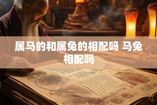 属马的和属兔的相配吗 马兔相配吗 属马的和属兔的相配吗 马兔相配吗