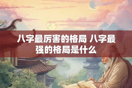 八字最厉害的格局 八字最强的格局是什么 八字最厉害的格局 八字最强的格局是什么