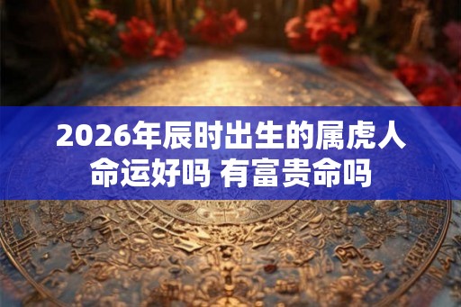 2026年辰时出生的属虎人命运好吗 有富贵命吗