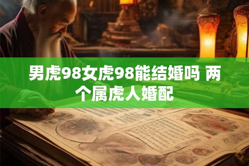 男虎98女虎98能结婚吗 两个属虎人婚配