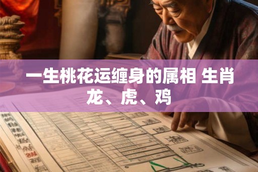 一生桃花运缠身的属相 生肖龙、虎、鸡