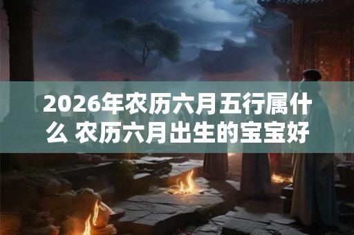 2026年农历六月五行属什么 农历六月出生的宝宝好不好