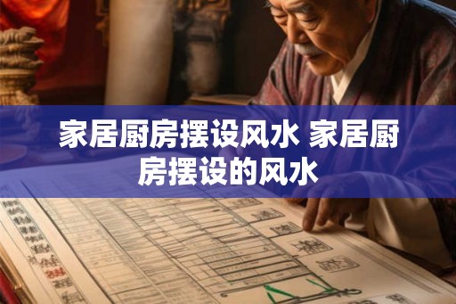 家居厨房摆设风水 家居厨房摆设的风水 家居厨房摆设风水 家居厨房摆设的风水