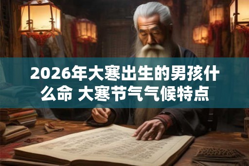 2026年大寒出生的男孩什么命 大寒节气气候特点