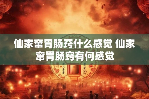 仙家窜胃肠窍什么感觉 仙家窜胃肠窍有何感觉 仙家窜胃肠窍什么感觉 仙家窜胃肠窍有何感觉