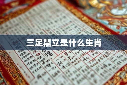 三足鼎立是什么生肖 三足鼎立是什么生肖