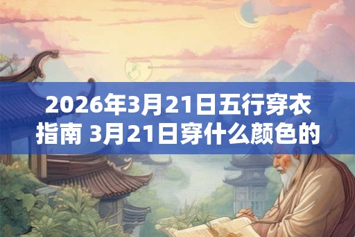 2026年3月21日五行穿衣指南 3月21日穿什么颜色的衣服 2026年3月21日五行穿衣指南 3月21日穿什么颜色的衣服