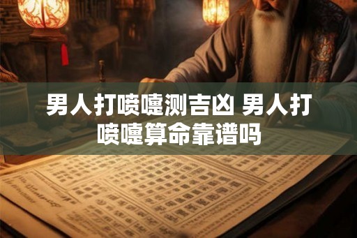 男人打喷嚏测吉凶 男人打喷嚏算命靠谱吗
