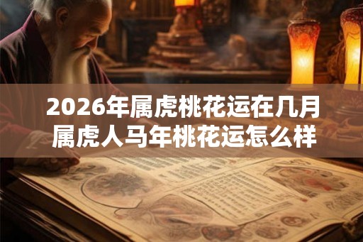 2026年属虎桃花运在几月 属虎人马年桃花运怎么样
