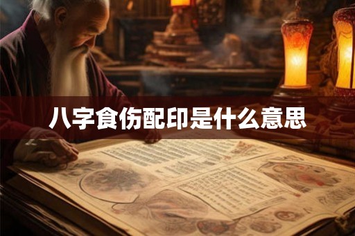 八字食伤配印是什么意思
