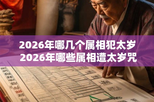 2026年哪几个属相犯太岁 2026年哪些属相遭太岁咒责