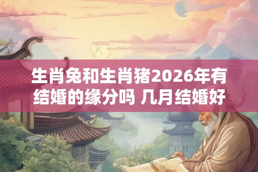 生肖兔和生肖猪2026年有结婚的缘分吗 几月结婚好