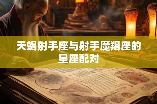 天蝎射手座与射手魔羯座的星座配对
