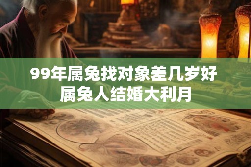 99年属兔找对象差几岁好 属兔人结婚大利月