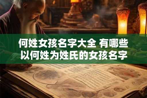 何姓女孩名字大全 有哪些以何姓为姓氏的女孩名字 何姓女孩名字大全 有哪些以何姓为姓氏的女孩名字