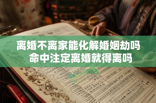 离婚不离家能化解婚姻劫吗  命中注定离婚就得离吗