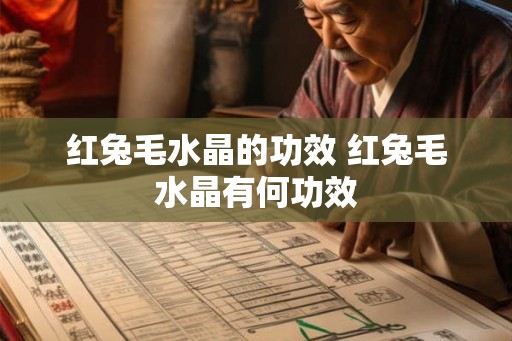 红兔毛水晶的功效 红兔毛水晶有何功效