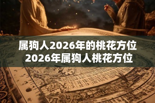属狗人2026年的桃花方位 2026年属狗人桃花方位