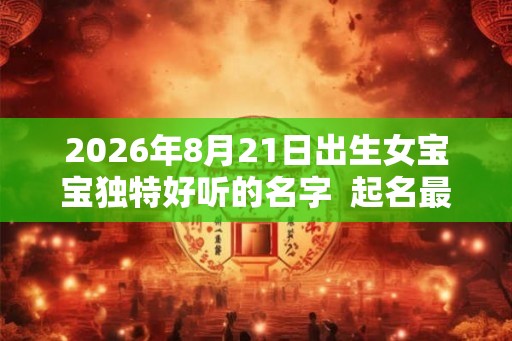2026年8月21日出生女宝宝独特好听的名字 起名最佳字 2026年8月21日出生女宝宝独特好听的名字 起名最佳字