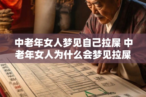 中老年女人梦见自己拉屎 中老年女人为什么会梦见拉屎