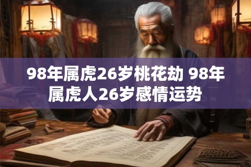 98年属虎26岁桃花劫 98年属虎人26岁感情运势